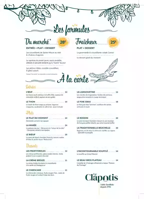Le Clapotis - Restaurant gastronomique Saint-Avertin - restaurant Traditionnel SAINT-AVERTIN
